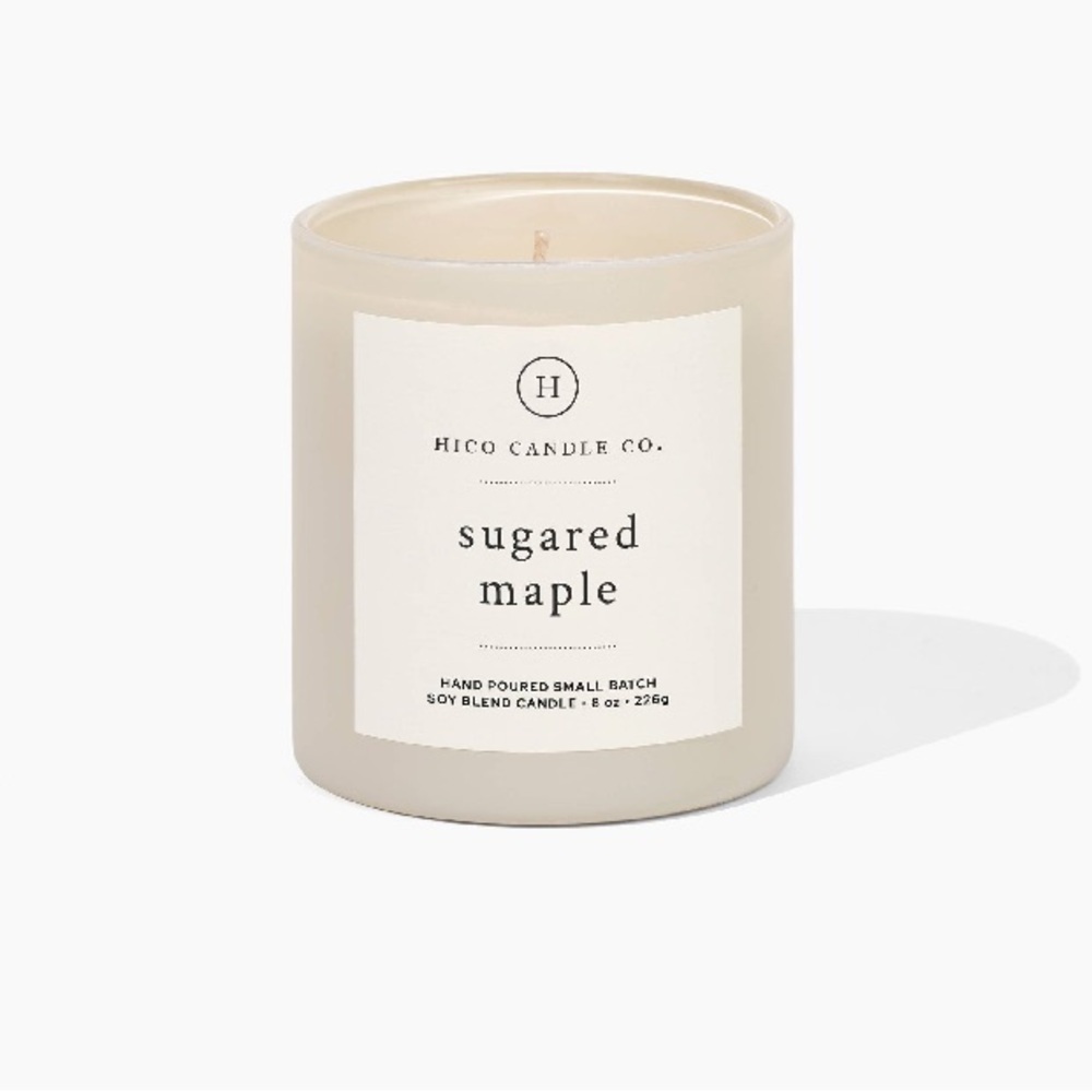 Hico Candle Company Sugared Maple 8oz. Candle